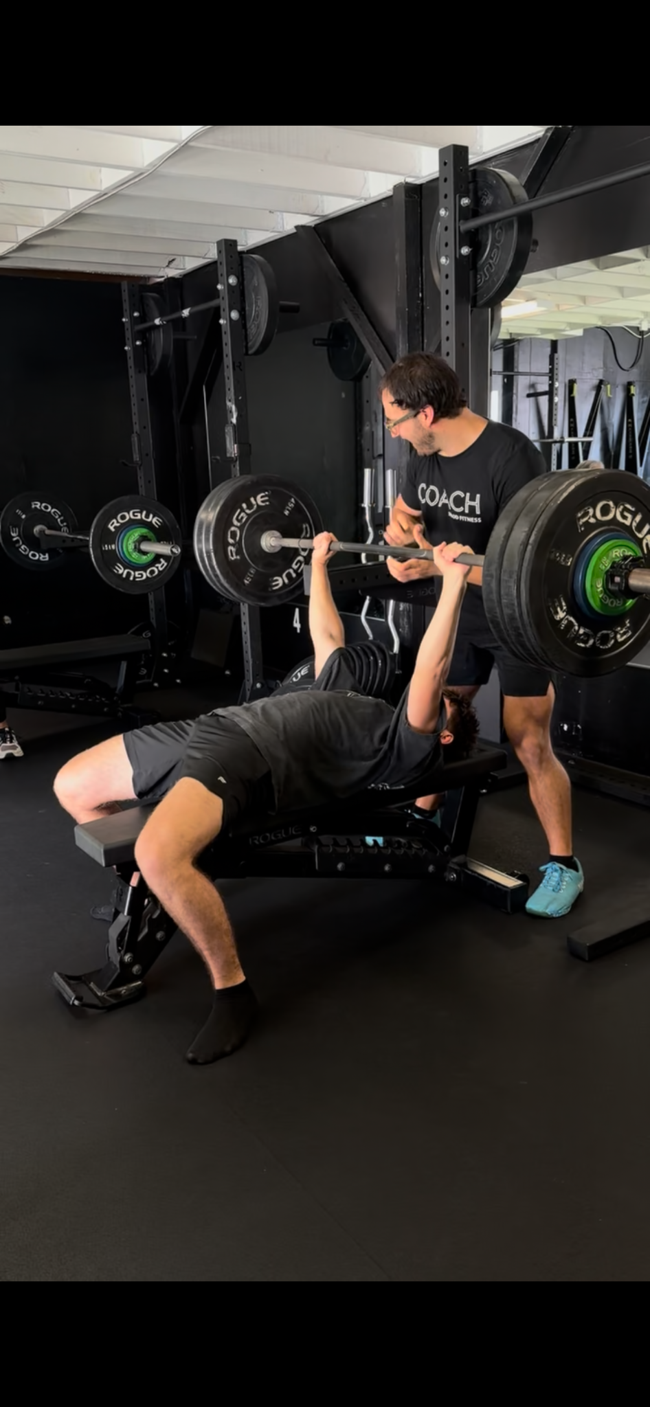 Jack bench pressing 270 pounds